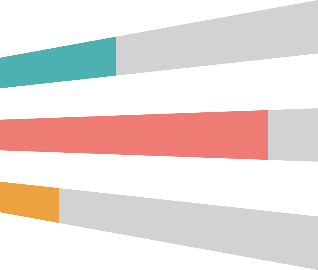 Colorful Transparent Progress Bars Illustration