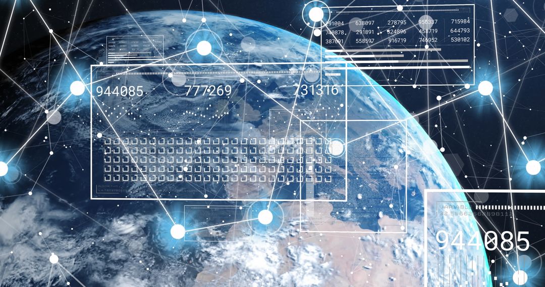 Digital Network Interfaces Across Global Earth Connections