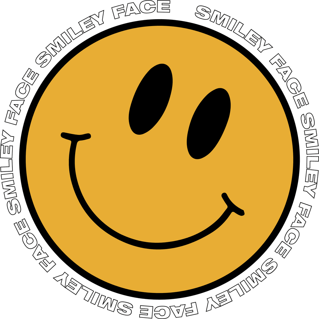 floating yellow emoticon on transparent canvas with text circle - Download Free Stock Images Pikwizard.com