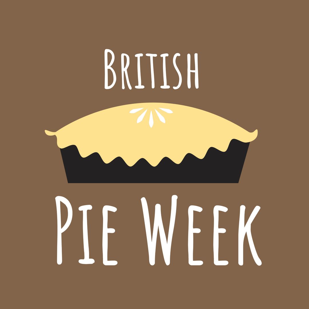 British Pie Week Celebration with Delicious Pie Illustration