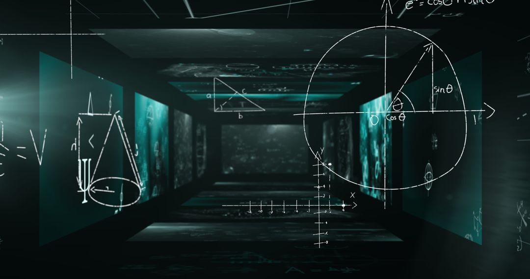 Abstract Mathematical Equations in Digital Space