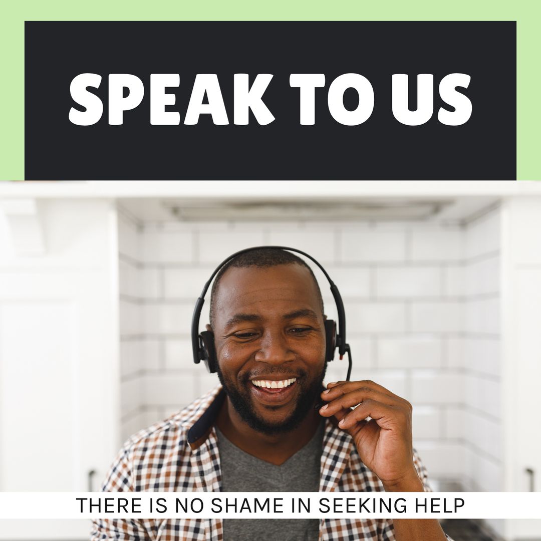 Virtual Counseling Support with Headset and Messaging