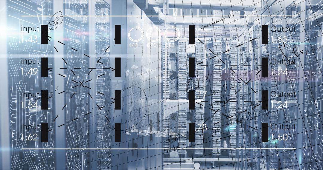 Digital Interface Overlay in Data Center for Global Processing