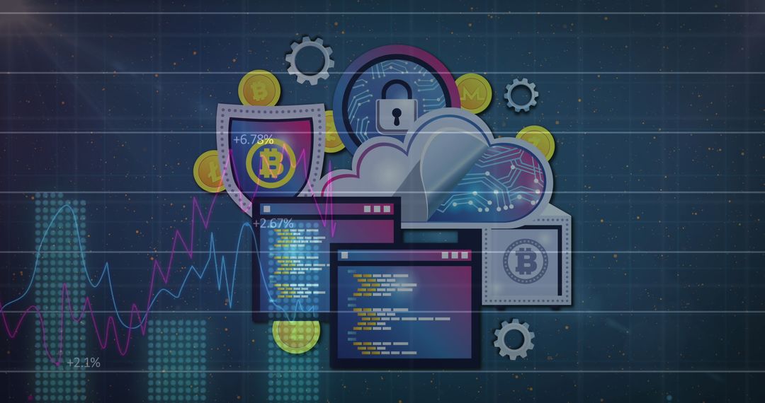 Digital Cryptocurrency and Blockchain Interface with Security Elements