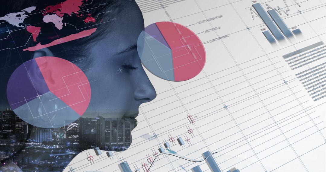 Innovative Data Processing and Female Silhouette Fusion