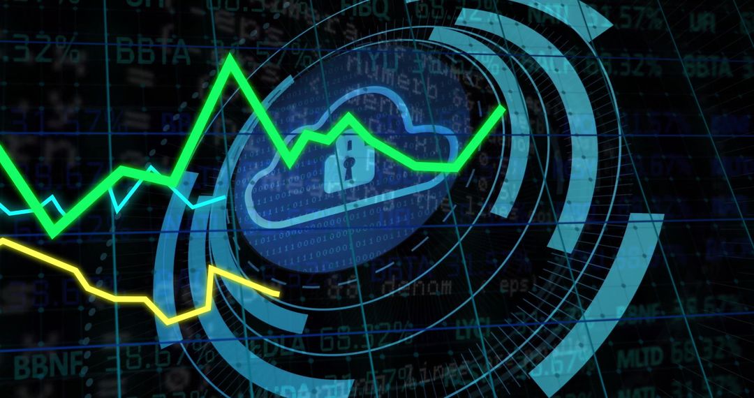 Digital Finance and Cloud Computing Integration Concept