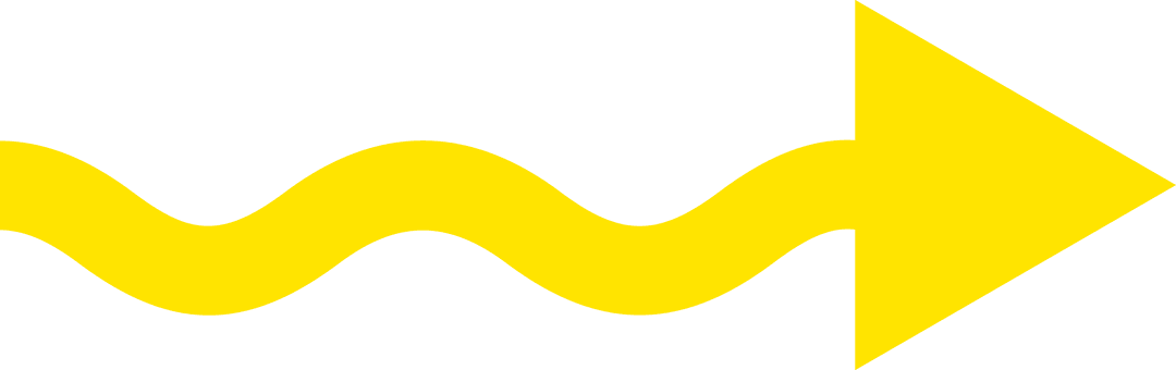 Transparent Wavy Arrow Illustration on White Background