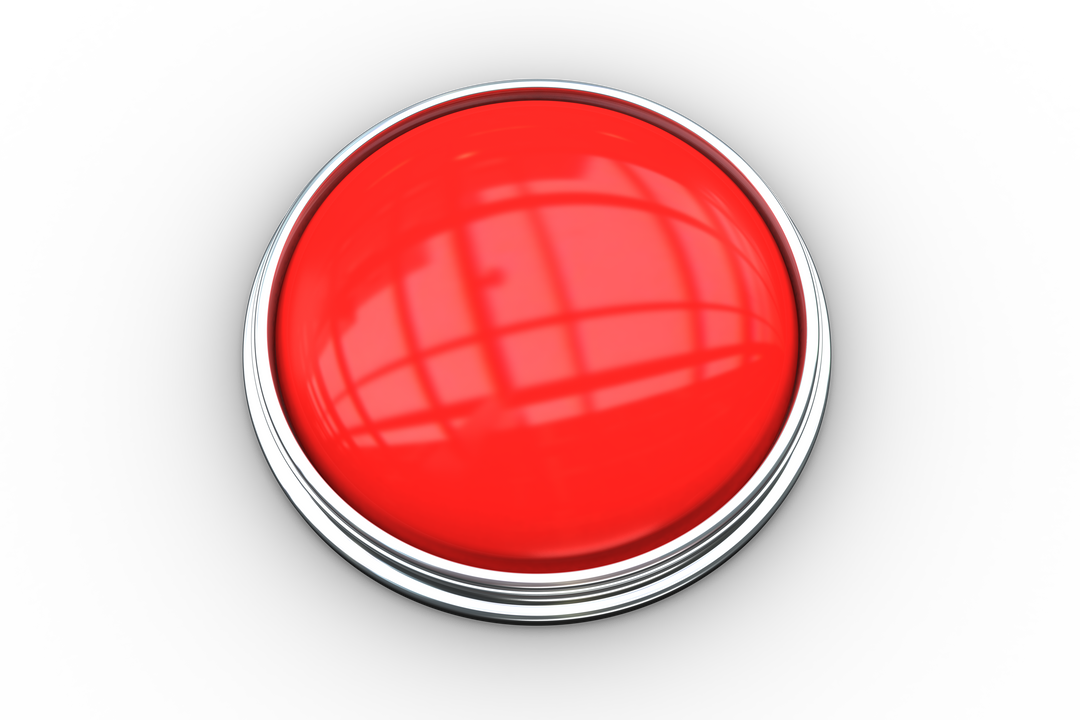 Red Push Button Isolated on Transparent Background - Download Free Stock Images Pikwizard.com