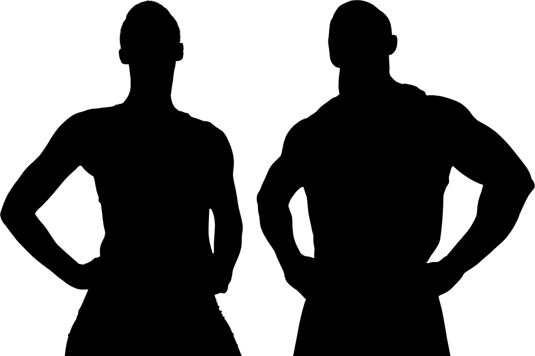 Silhouette of Two Men Illustrating Lifestyle Transparency