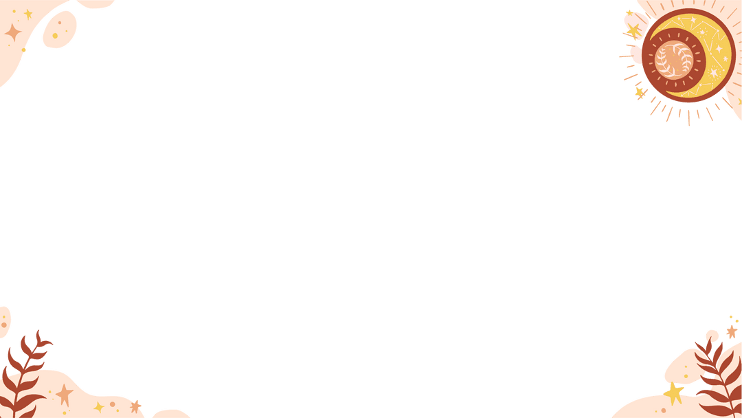 Decorative Transparent Frame with Sun and Coral Elements