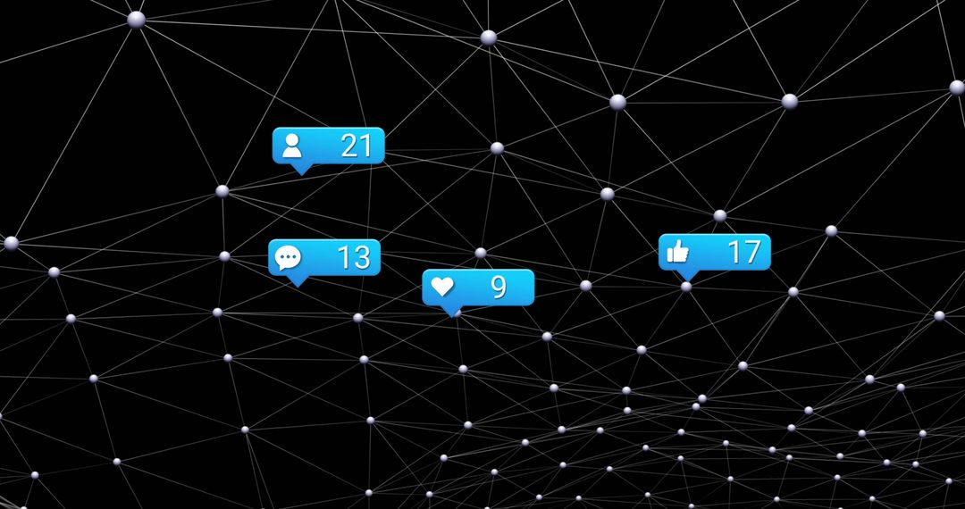 Abstract Social Media Metrics on Digital Network