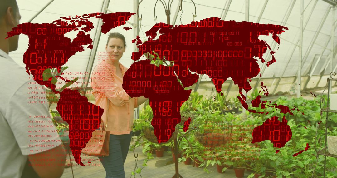 GuidedTour in Greenhouse with Binary World Data Overlay