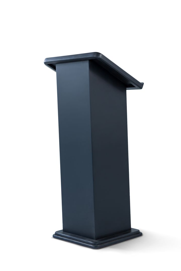 Podium isolated on white background - Free Images, Stock Photos and Pictures on Pikwizard.com
