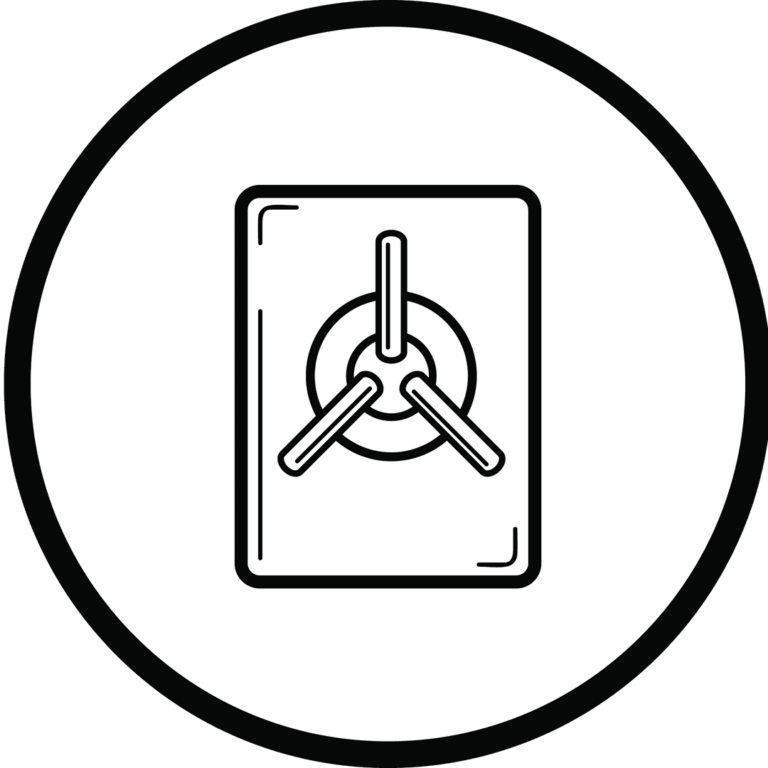 Transparent Illustration of Safe Door Symbolizing Security