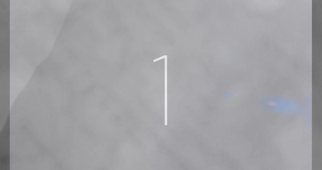 Elegant Countdown from 15 on Grey Background