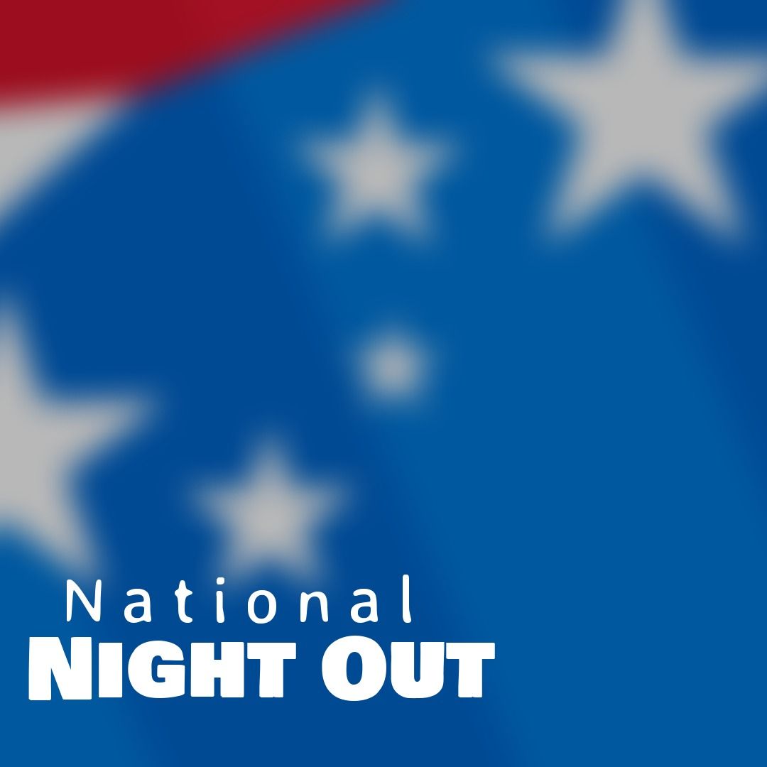 National Night Out Community Awareness Illustration with Stars - Download Free Stock Templates Pikwizard.com