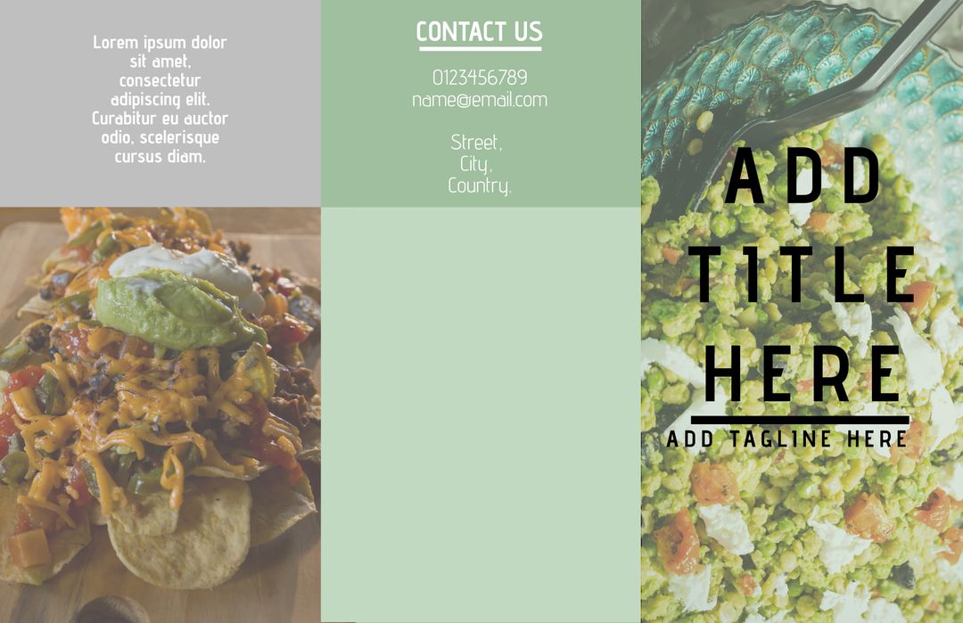 Culinary Delight Promotion with Tacos and Fresh Ingredients