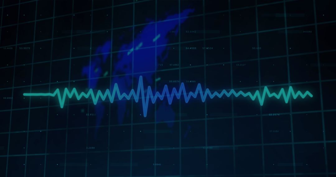 Global Networking Concept with 6G Technology Display