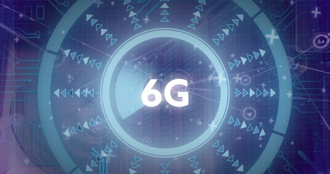 6G Network Concept with Data Flow and Digital Interface Design