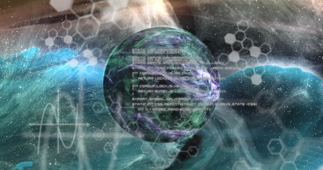 Cosmic Energy with Floating Planet and Scientific Formulas