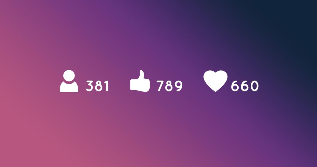 Social Media Icons on Vibrant Gradient Background Indicating Digital Interaction