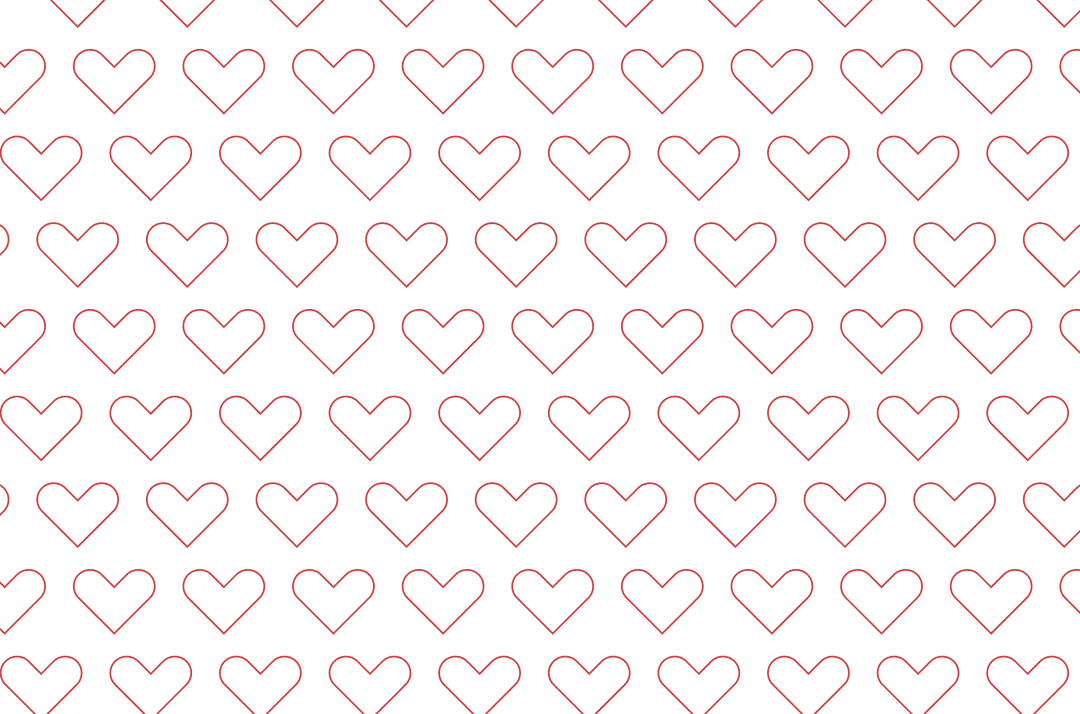 Seamless Transparent Pink Heart Pattern for Valentine's Designs