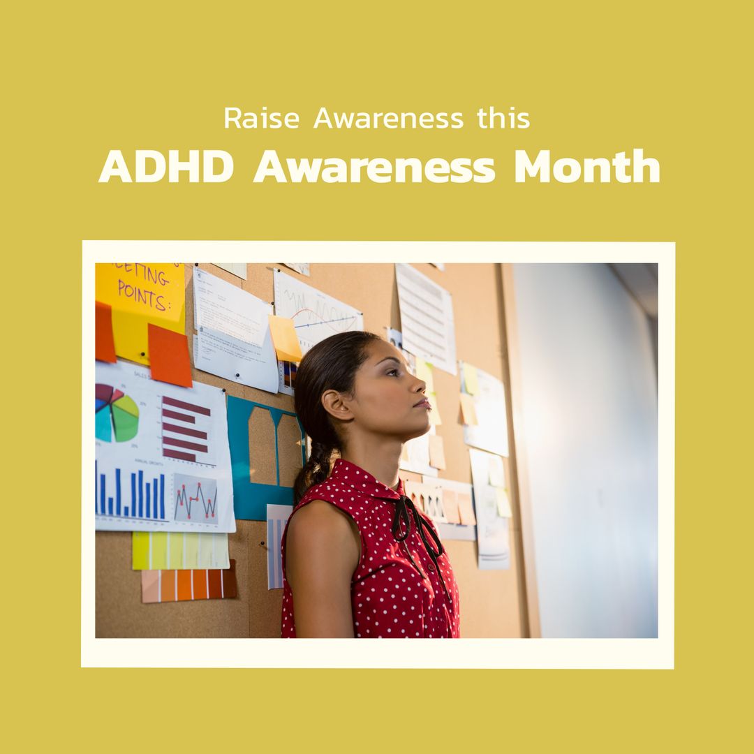 Thoughtful Businesswoman Reflecting on ADHD Awareness