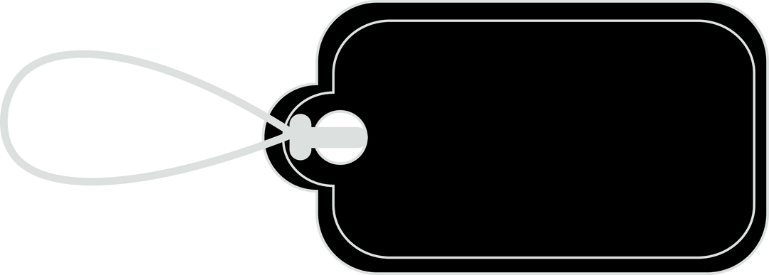blank label with loop on transparent background retail concept - Download Free Stock Images Pikwizard.com
