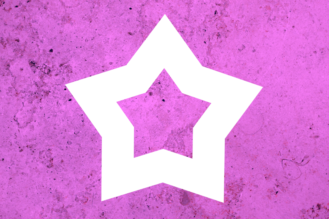 Geometric Black Star Shape on Purple Grunge Background - Transparent PNG - Download Free Stock Images Pikwizard.com