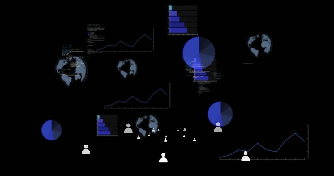Conceptual Global Data Processing and Analytics - Free Images, Stock Photos and Pictures on Pikwizard.com