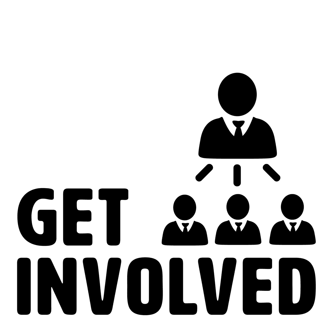 Get Involved Icons with Transparent Background