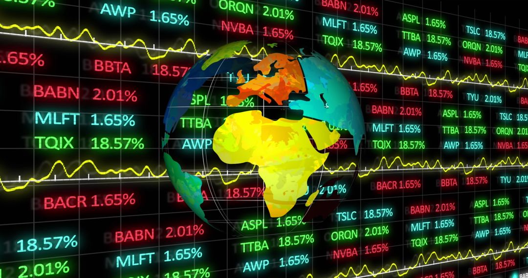 Global Economy and Stock Market Digital Data Interface