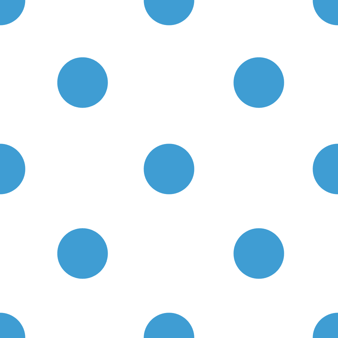 Blue Circle Pattern on Transparent Background for Creative Designs