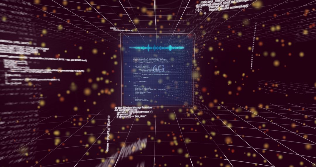 Visual Concept of 6G Technology and Data Processing