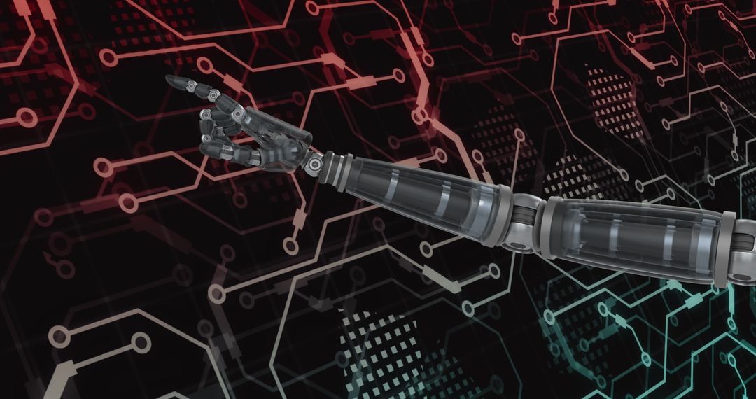 Robotic Arm Pointing to Digital Circuit Board Vision