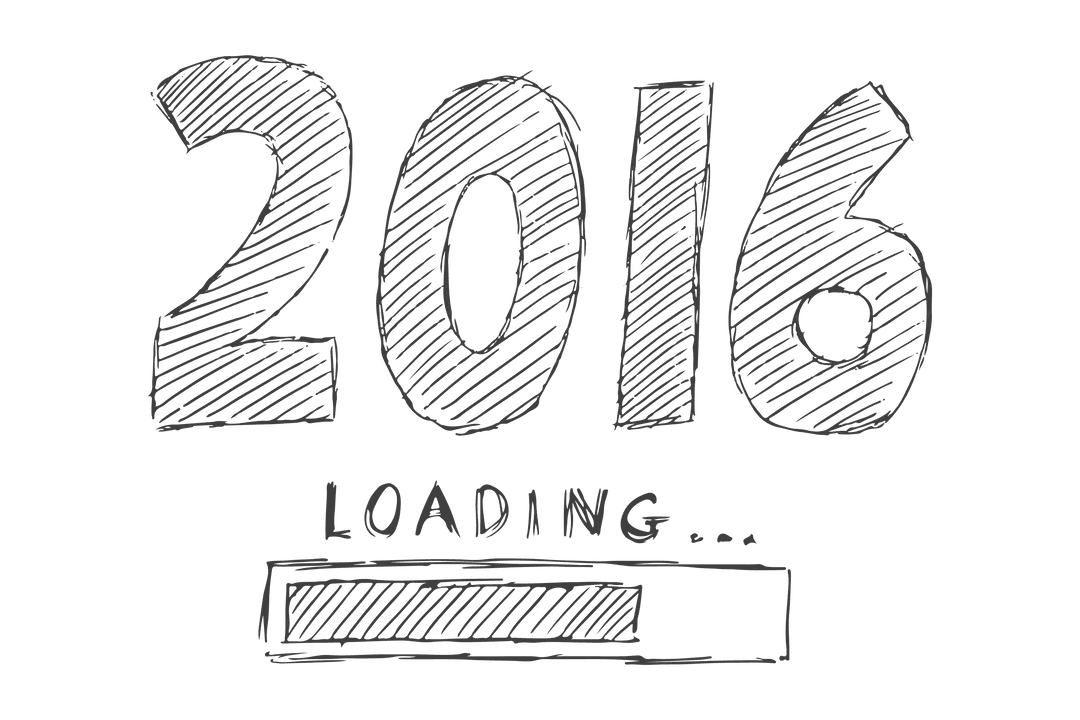 2016 Loading Graphic on Transparent Background