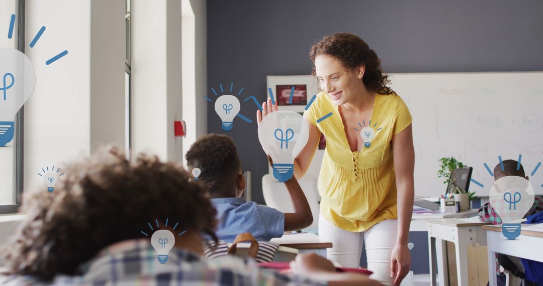 Diverse Classroom Interaction with Virtual Light Bulbs