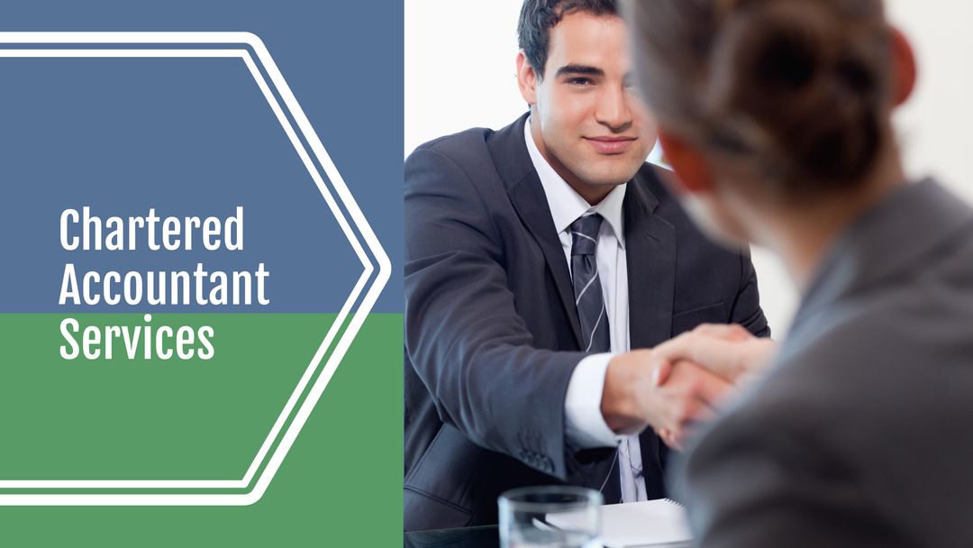 Professional Chartered Accountant Greeting Client