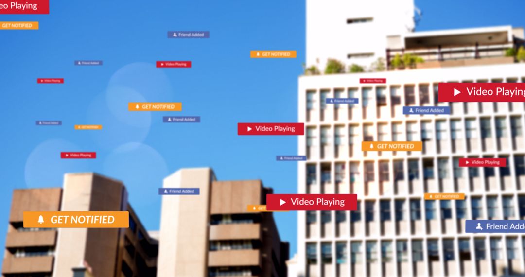 Digital Interface of Social Media Interactions Over Skyline