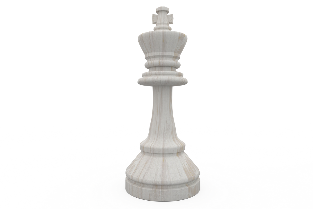 Transparent White King Chess Piece on Brush Stroke Background - Download Free Stock Images Pikwizard.com