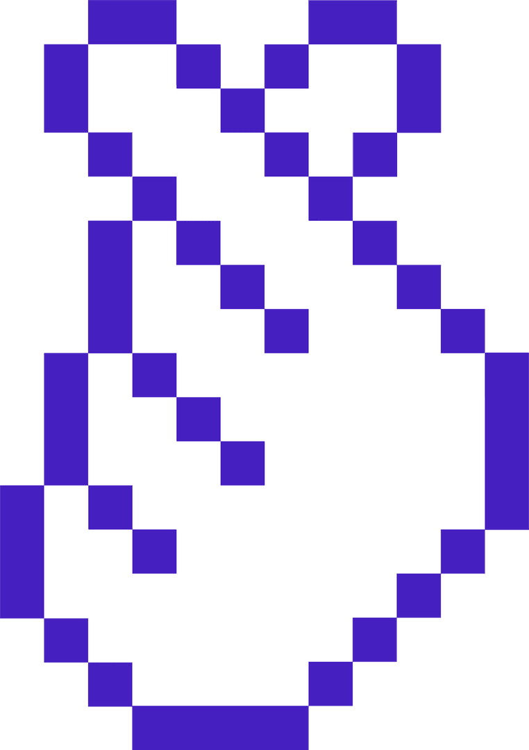 Stylish Pixel Art White Apron Transparent Vector Illustration