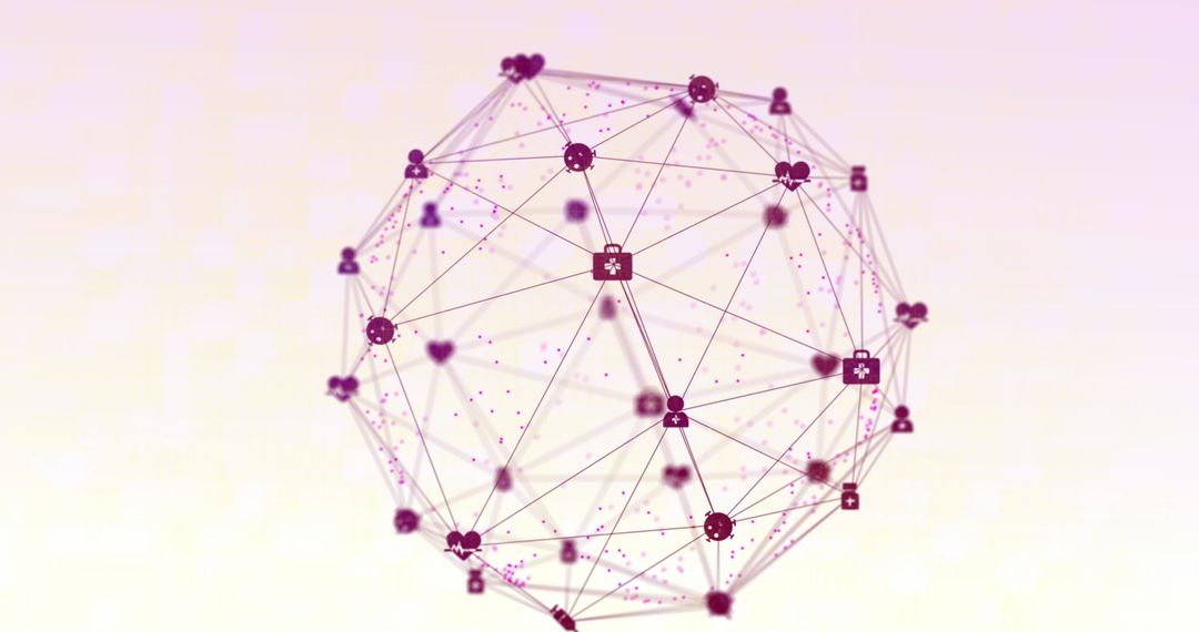 Digital Network Sphere with Nodes for Global Connectivity