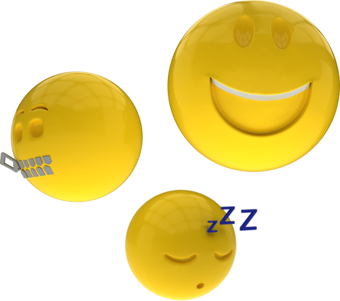 Transparent 3D Emoticons Variety Expressions - Download Free Stock Images Pikwizard.com