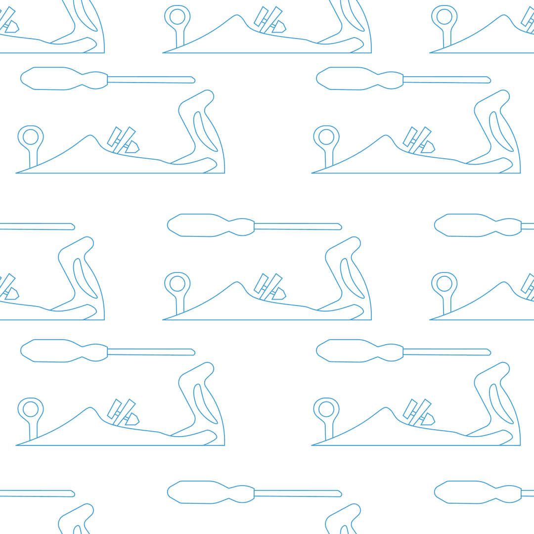 Seamless Transparent Carpentry Tool Pattern for Crafts and Design