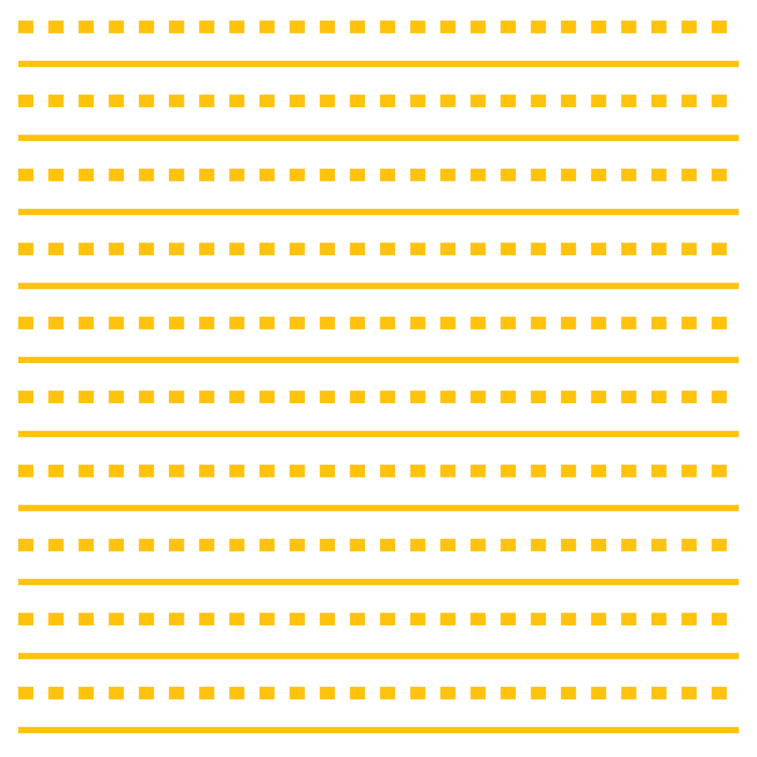 Yellow Pattern Geometric Lines on Transparent Background