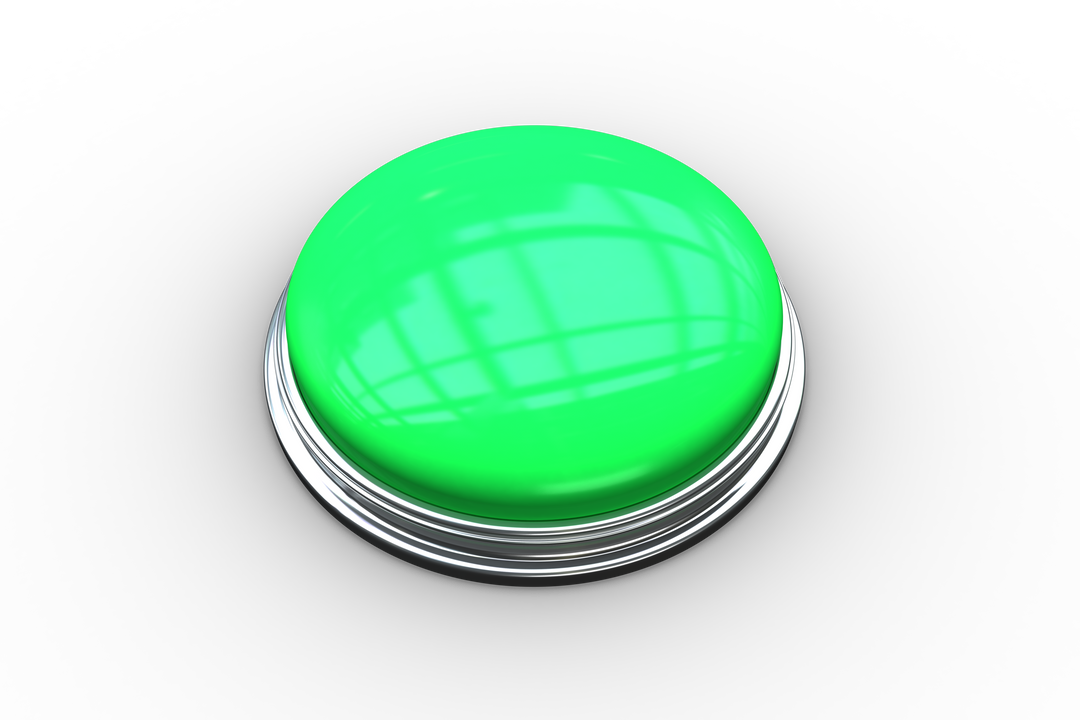 Green Shiny Button on Transparent Background for UI Design - Download Free Stock Images Pikwizard.com