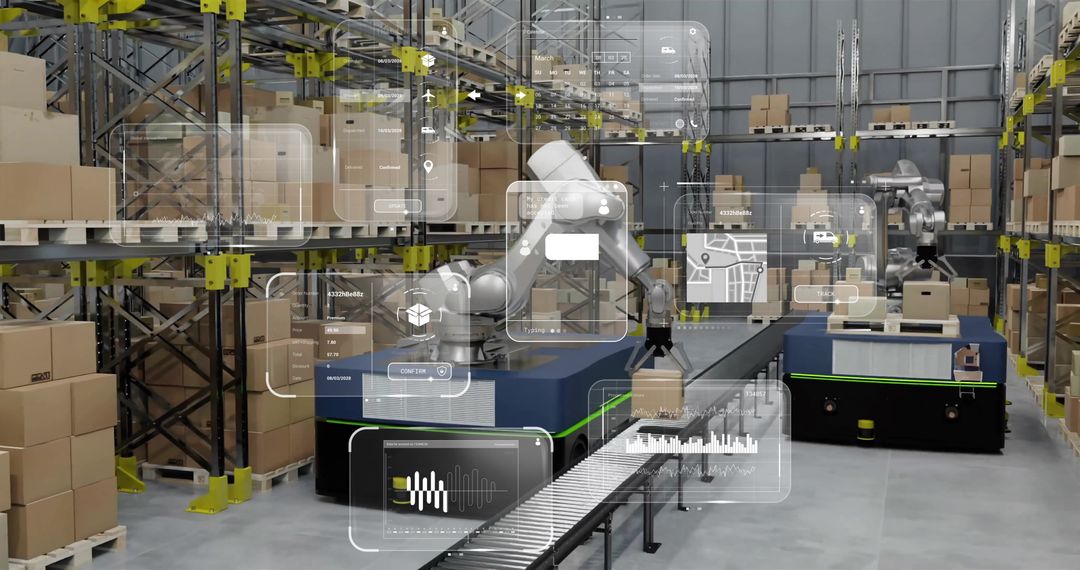 Smart Warehouse Automation with Robotics and Data Processing