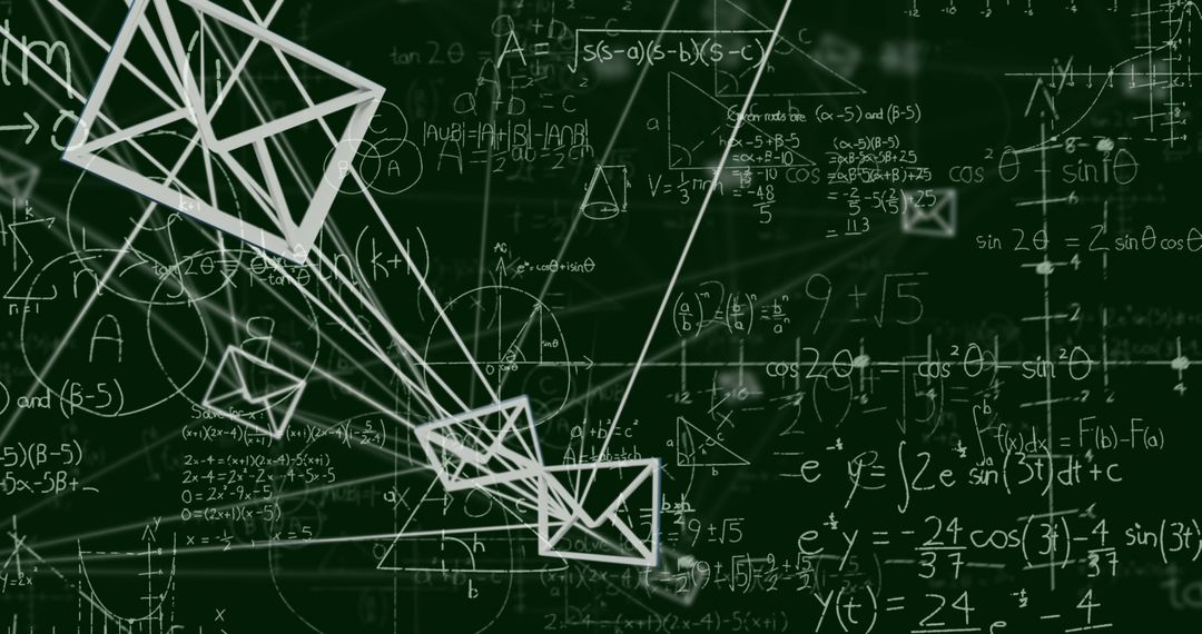 Digital Network of Connections over Complex Mathematical Equations
