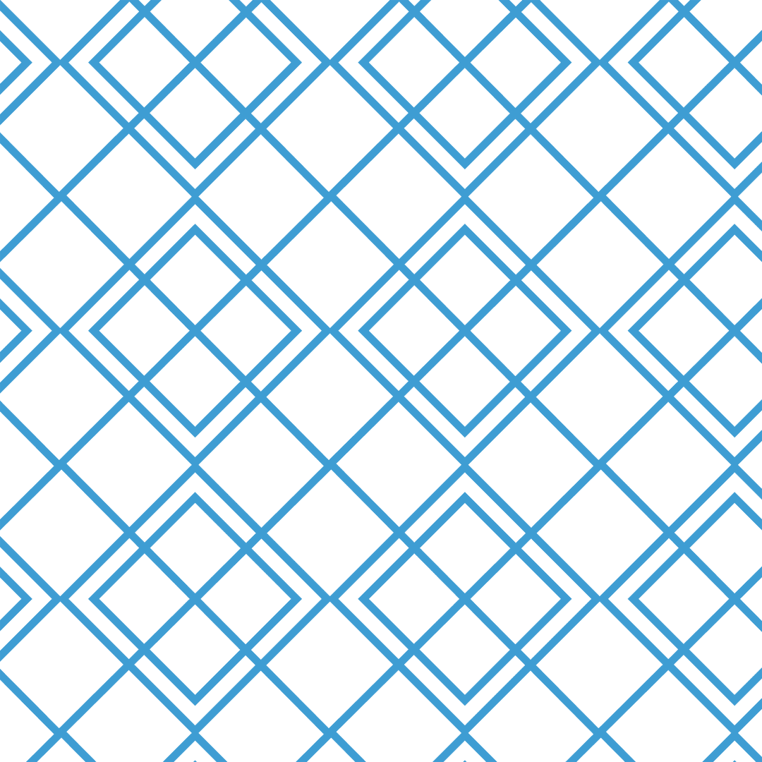 Blue Geometric Shapes on Transparent Background