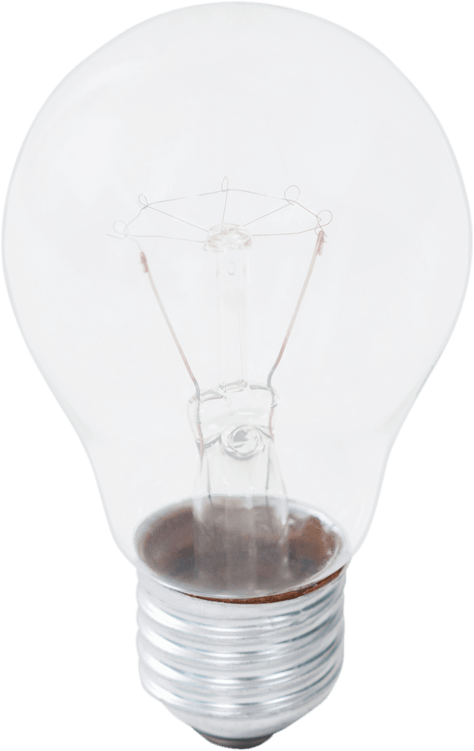 Lightbulb Off on Transparent Background, Isolated Device Concept - Download Free Stock Images Pikwizard.com